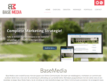 Tablet Screenshot of basemedia.nl